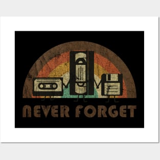 RETRO - NEVER FORGET Posters and Art